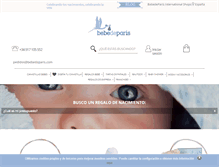 Tablet Screenshot of bebedeparis.com